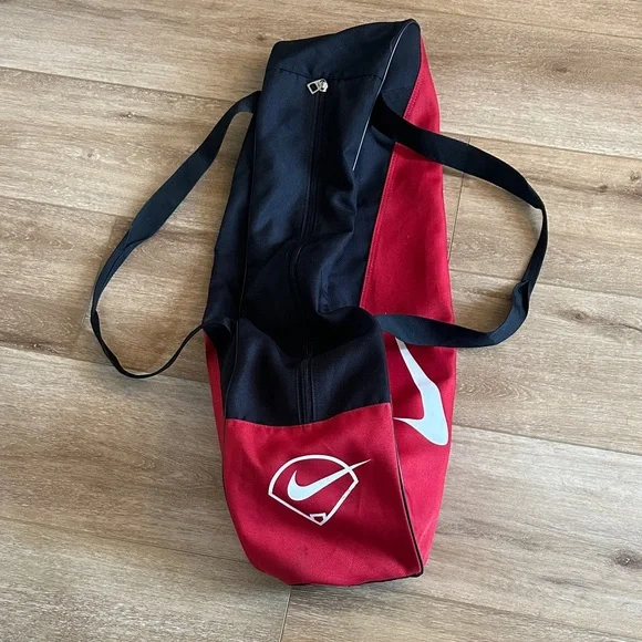 Nike Red and Black Baseball Bag - Picture 3 of 8